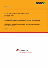 Das Beteiligungsportfolio von Anheuser-Busch InBev