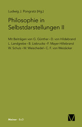 Philosophie in Selbstdarstellungen II