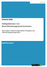 Erfolgsfaktoren von Bewerbermanagement-Systemen