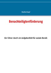 Benachteiligtenförderung