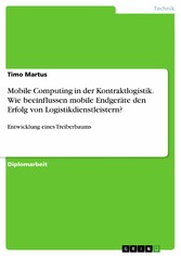 Mobile Computing in der Kontraktlogistik. Wie beeinflussen mobile Endgeräte den Erfolg von Logistikdienstleistern?