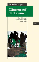 Gämsen auf der Lawine