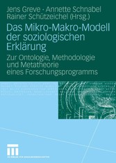 Das Mikro-Makro-Modell der soziologischen Erklärung