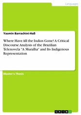 Where Have All the Indios Gone? A Critical Discourse Analysis of the Brazilian Telenovela 'A Muralha' and Its Indigenous Representation