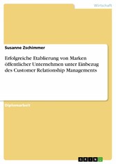 Erfolgreiche Etablierung von Marken öffentlicher Unternehmen unter Einbezug des Customer Relationship Managements