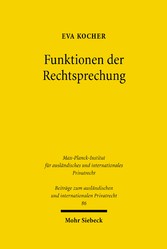 Funktionen der Rechtsprechung