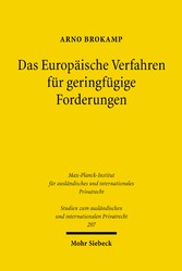 Das Europäische Verfahren für geringfügige Forderungen