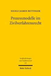 Prozessmodelle im Zivilverfahrensrecht