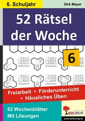 52 Rätsel der Woche / Klasse 6