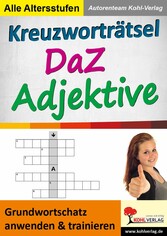 Kreuzworträtsel DaZ - Adjektive