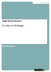 La culpa en Heidegger