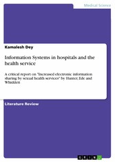 Information Systems in hospitals and the health service