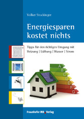 Energiesparen kostet nichts.