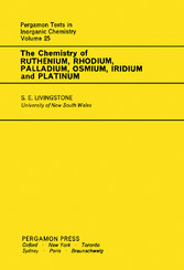 The Chemistry of Ruthenium, Rhodium, Palladium, Osmium, Iridium and Platinum