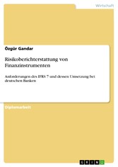 Risikoberichterstattung von Finanzinstrumenten