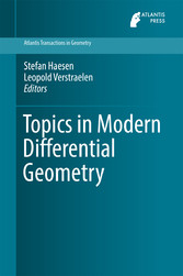 Topics in Modern Differential Geometry