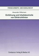 Einführung und Inhaltskontrolle von Ethikrichtlinien