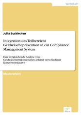 Integration des Teilbereichs Geldwäscheprävention in ein Compliance Management System