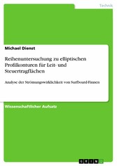 Reihenuntersuchung zu elliptischen Profilkonturen für Leit- und Steuertragflächen