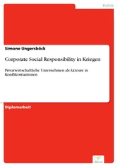 Corporate Social Responsibility in Kriegen