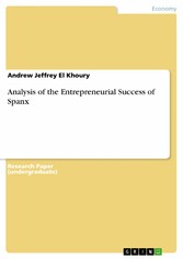 Analysis of the Entrepreneurial Success of Spanx