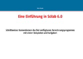 Eine Einführung in Scilab 6.0