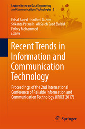 Recent Trends in Information and Communication Technology