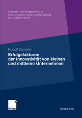 Erfolgsfaktoren der Innovativität von kleinen und mittleren Unternehmen