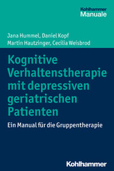 Kognitive Verhaltenstherapie mit depressiven geriatrischen Patienten