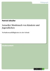 Sexueller Missbrauch von Kindern und Jugendlichen