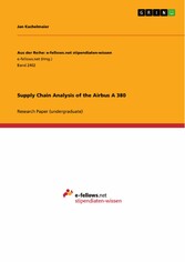 Supply Chain Analysis of the Airbus A 380