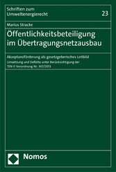 Öffentlichkeitsbeteiligung im Übertragungsnetzausbau