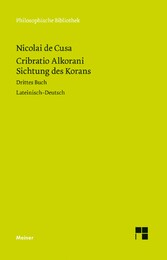 Cribratio Alkorani. Sichtung des Korans. Drittes Buch