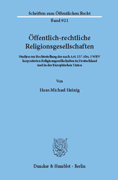 Öffentlich-rechtliche Religionsgesellschaften.