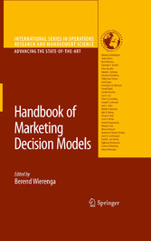 Handbook of Marketing Decision Models