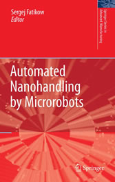 Automated Nanohandling by Microrobots