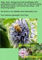 Data, facts, background and hypotheses with participatory actions about the of wild bee dying, flying insect dying and honey bee dying - and becoming extinct