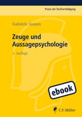 Zeuge und Aussagepsychologie