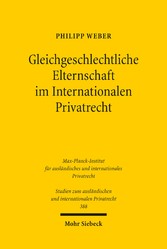 Gleichgeschlechtliche Elternschaft im Internationalen Privatrecht