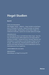 Hegel-Studien Band 8