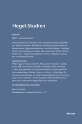 Hegel-Studien Band 9