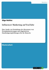 Influencer Marketing auf YouTube