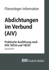 Fliesenleger-Information: Abdichtungen im Verbund - E-Book (PDF)