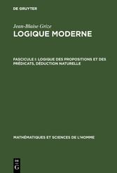 Logique des propositions et des prédicats, déduction naturelle