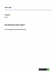 Der Romanow-Code. Band 1