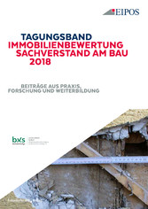 Tagungsband Immobilienbewertung und Sachverstand am Bau 2018.