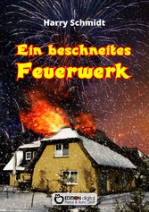 Ein beschneites Feuerwerk