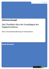 Ein Überblick über die Grundlagen des Englisch-Lehrens