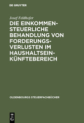 Die einkommensteuerliche Behandlung von Forderungsverlusten im Haushaltseinkünftebereich