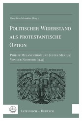 Politischer Widerstand als protestantische Option